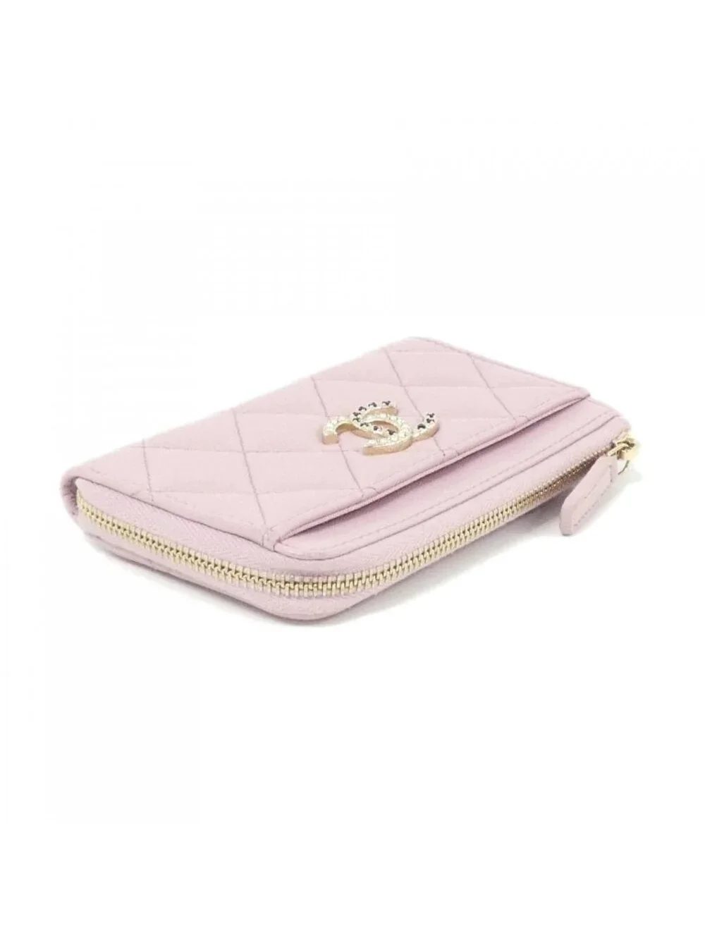 Chanel Card Case Card Holders Pink